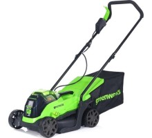 Газонокосилка аккумуляторная GREENWORKS GD24LM33K2 24V, 33 см, бесщеточная 2516107UA