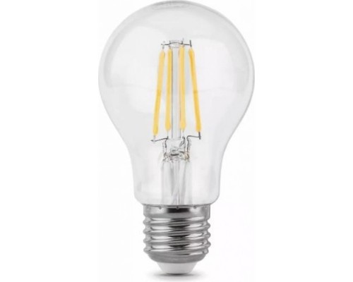 Лампа светодиодная GAUSS A60 filament а60 6w 600lm 2700к е27 led [102802106]