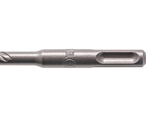 Бур SDS-plus DENZEL Cobalt W-tip, 8x160 мм по бетону, двойная спираль [705012]