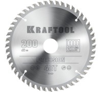 Пильный диск по дереву KRAFTOOL PRECISION 200х32мм 48T 36952-200-32