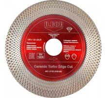 Алмазный диск для резки керамики D.BOR Ceramic Turbo Edge Cut 125x1,8x22,23 мм D-CT-EC-0125-022