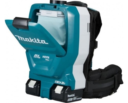 Пылесос аккумуляторный MAKITA DVC 261 ZX11 с бесщеточным двигателем без АКБ и ЗУ [DVC261ZX11]