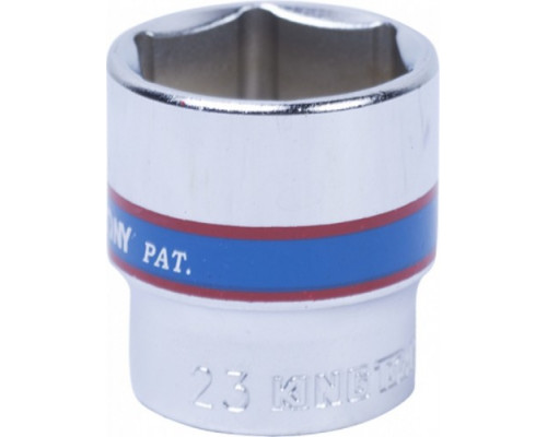 Головка шестигранная 23 мм с посадкой 3/8" KING TONY 333523М