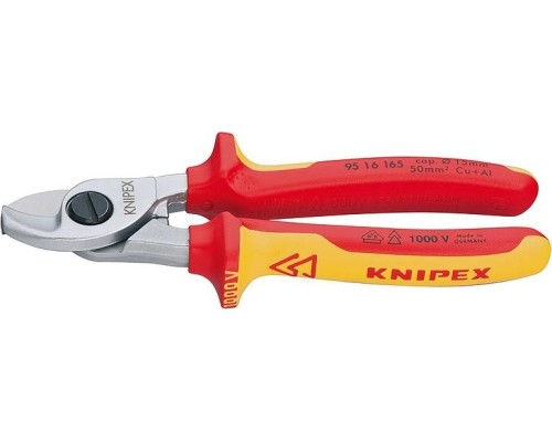 Ножницы для резки кабеля диэлектрические KNIPEX 9516165 1000 V, 165 мм [KN-9516165]