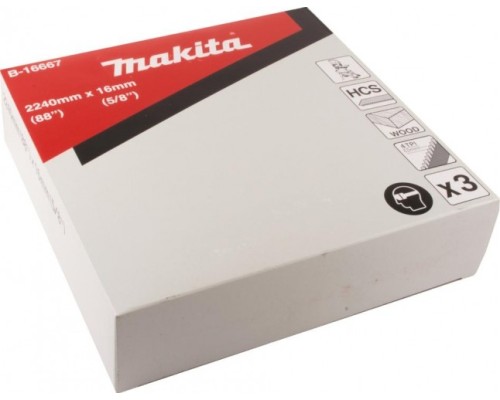 Пила кольцевая по дереву MAKITA B-16667 2240х0,5х16х4tpi 3 шт.