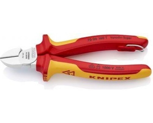 Бокорезы диэлектрические KNIPEX 7006160Т 1000 V, 160 мм [KN-7006160T]