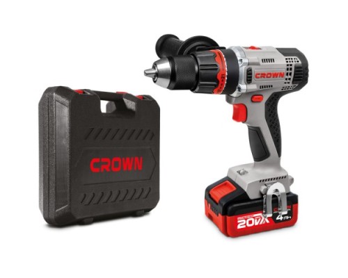 Дрель-шуруповерт аккумуляторная Crown CT21076HMX-4 BMC Дрель-шуруповерт аккумуляторная Crown CT21076HMX-4 BMC