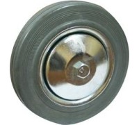 Колесо промышленное LONGWAY C 93f серая резина, без кронштейна, D-85 мм 01210130