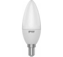 Лампа светодиодная GAUSS Свеча basic 5,5w 400lm 3000k e14 led 1033116