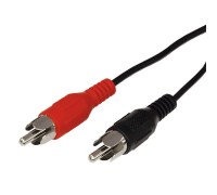 Шнур REXANT 17-0103 2 RCA-2 RCA, 1,5м, черный (10 шт/уп)