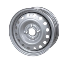 Диск штампованный GANZ R14 5.5J 4x100/60.1 ET43 Silver GRN14027