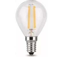 Лампа светодиодная GAUSS Шар filament шар 5w 420lm 2700к е14 led [105801105]