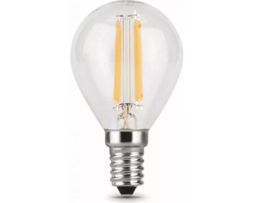 Лампа светодиодная GAUSS Шар filament шар 5w 420lm 2700к е14 led [105801105]