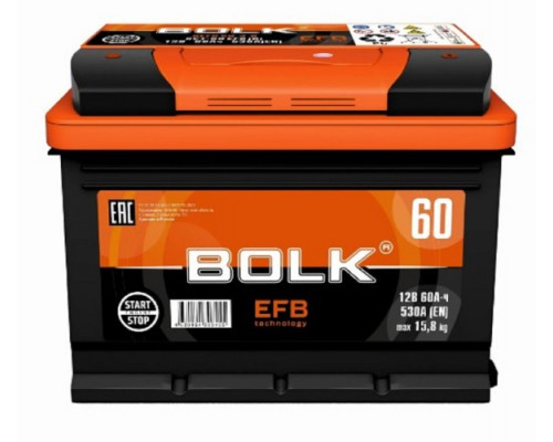 Аккумулятор BOLK BEFB 60-3-R с обратной полярностью