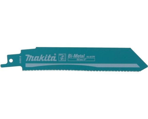 Полотна для сабельных пил MAKITA B-55815 для металла 152x1,1x14+18tpi, 5 шт.