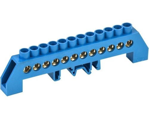 Шина REXANT 11-2318 «N» нулевая на din-рейку 8x12 мм 12 групп Шина REXANT 11-2318 «N» нулевая на din-рейку 8x12 мм 12 групп