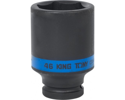Ударная головка шестигранная глубокая 3/4" KING TONY 643546М 46 мм
