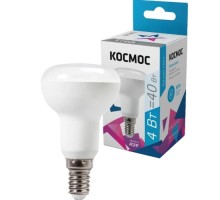 Лампа светодиодная КОСМОС R39 4Вт Е14 230v 4500K LED рефлектор Lksm_LED4wR39E1445