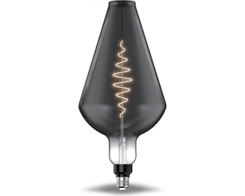 Лампа светодиодная GAUSS Vase filament 8.5w 165lm 1800к е27 gray flexible led [180802005]