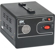 Стабилизатор напряжения однофазный IEK HUB 1.5 кВА IVS21-1-D15-13