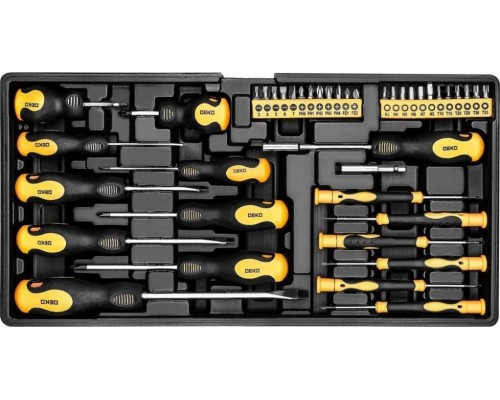Набор отверток DEKO SS42 и бит универсальный (42 предмета) [065-0605]