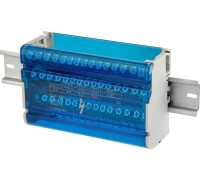 Шина REXANT 11-2304-15 на din-рейку в корпусе (кросс-модуль) 4х15 групп