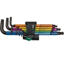 Набор шестигранников WERA 950 SPKL/9 SM N Multicolour 9 предметов WE-073593 [WE-073593]