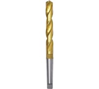 Сверло по металлу Профоснастка №2128 Эксперт D 24 мм Конус Морзе 3 HSS M2 TIN (6542)/118° din 345 30205128