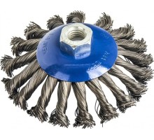 Кордщетка радиальная витая для УШМ ПРАКТИКА 125мм; М14 032-508 032-508