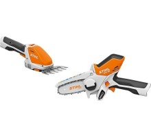 Ножницы-кусторез аккумуляторные STIHL HSA 26 + Пила цепная  аккумуляторная STIHL GTA 26 (без АКБ и ЗУ) [HA030113516н]