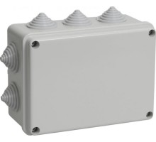 Распаячная коробка IEK KM41241 оп 150х110х70 ip44 (10 каб.ввод.) UKO10-150-110-070-K41-44