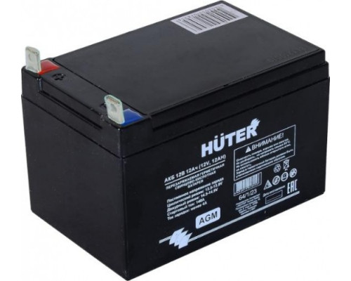 Аккумулятор HUTER 12В 12 Ач 64/1/23