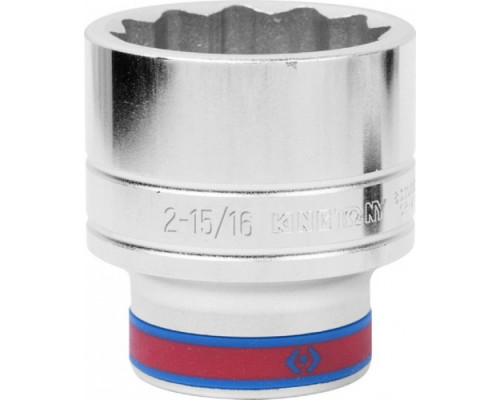 Головка двенадцатигранная с посадкой 1" KING TONY 833094S 2-15/16"