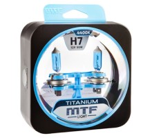 Лампа галогеновая MTF LIGHT серия TITANIUM H7, 12V, 55W HTN1207