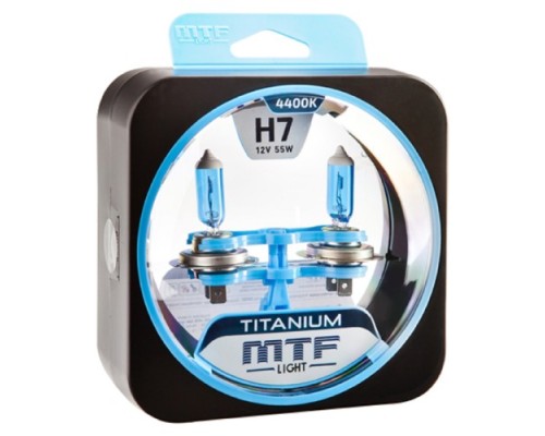 Лампа галогеновая MTF LIGHT серия TITANIUM H7, 12V, 55W HTN1207