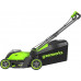 Газонокосилка аккумуляторная GREENWORKS 2521007UB 40V, бесщеточная, 41 см, c 1хАКБ 4 Ач и ЗУ купить с доставкой и официальной гарантией