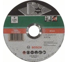 Отрезной круг по нержавеющей стали BOSCH 125х1,6х22.2 мм WA60T-BF Standard for Inox [2608603172]