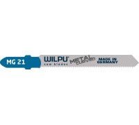 Пилки по металлу WILPU MG 21 для тонкой жести, стали от 1,2 до 2мм (криволин.ре 256000005