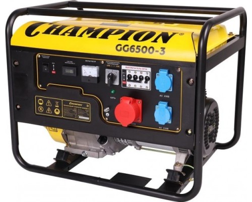Генератор бензиновый CHAMPION GG 6500-3 [GG6500-3]