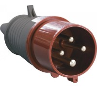 Вилка электрическая кабельная IEK ССИ-024 32а 3p+pe 380в ip44 PSR02-032-4