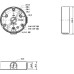 Монтажная коробка DAHUA DH-PFA136 для купольных видеокамер