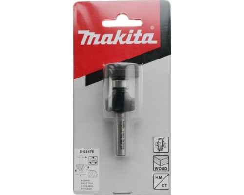 Фреза по дереву MAKITA D-68476 кром. калевочная 4.8r 22,2х12,7х8х55х2т