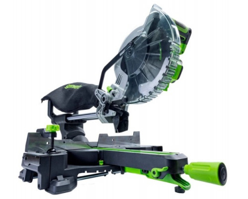 Пила торцовочная аккумуляторная GREENWORKS GD24MS216 24V, б/щ, 4800 об/мин, АКБ 4Ач и ЗУ 1501707UB