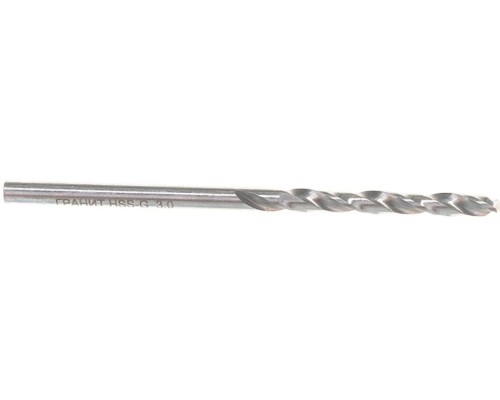 Сверло по металлу ГРАНИТ HSS-G 3,0х61/33 [165043]