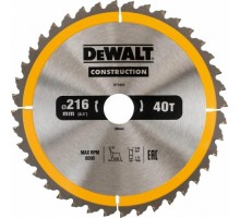 Пильный диск универсальный DeWALT 216х40тх30 мм Construction DT1953-QZ [DT1953-QZ]