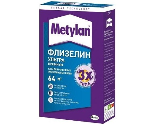 Клей обойный METYLAN Флизелин Ультра Премиум (500 г) 1035098 [тов-120102]