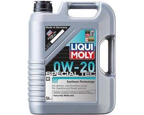 Масло моторное LIQUI-MOLY SAE 0W20 Special Tec V 5 л 20632 синтетическое [20632]