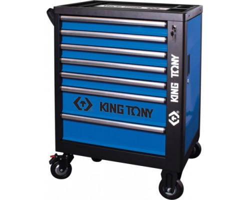Тележка инструментальная KING TONY 87G35-7B-KB, 7 полок