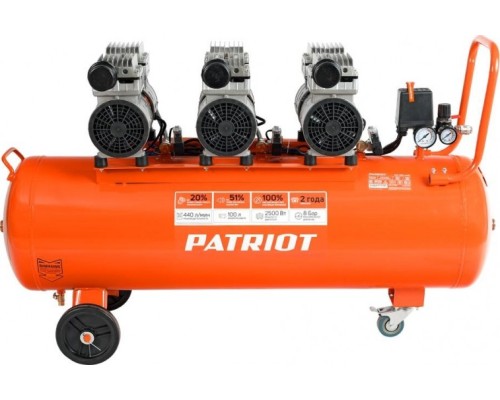 Компрессор поршневой безмасляный PATRIOT WO 100-440 [525301935]