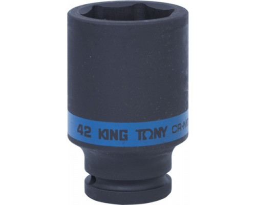 Ударная головка шестигранная глубокая 3/4" KING TONY 643542M 42 мм